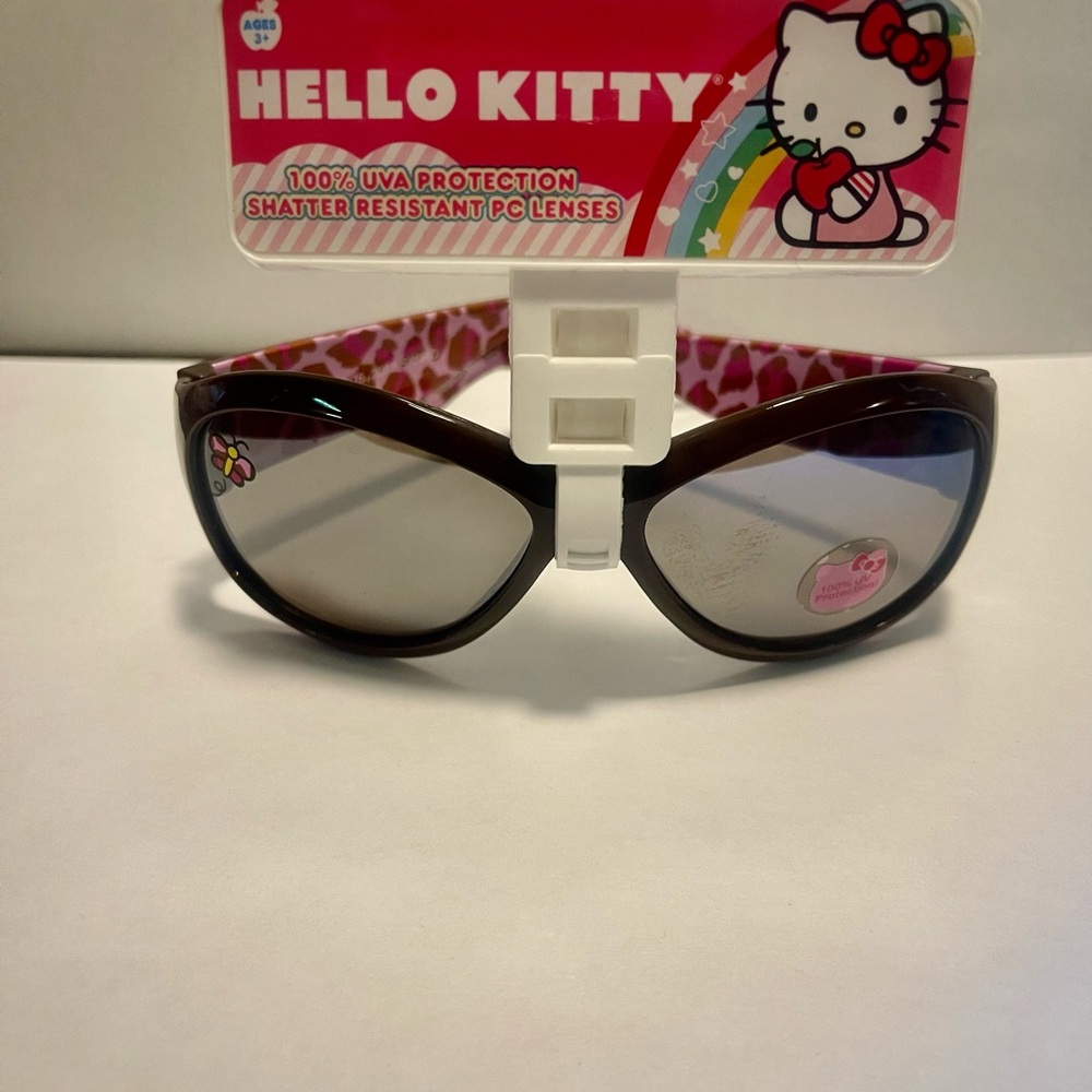 Hello Kitty Sunglasses with Brown Frame